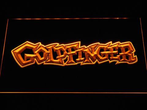 Goldfinger LED Neon Sign